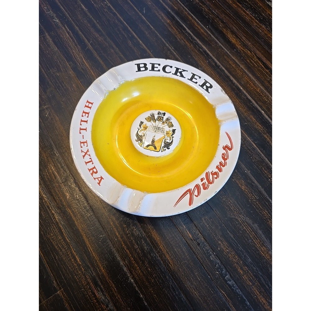 Becker Beer - Hell-Extra - Pilsner Vintage Souvenir Advertising Ashtray